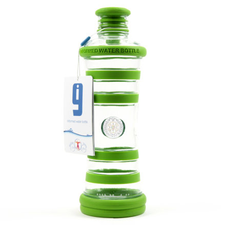 Bouteille I9 Relaxation Eau Vivante, Structurée Et Informée - Bouteille En Verre - Sans BPA - Eau Detox, Jus, Smoothies.... - Sport, Voyages, Maison, Bureau